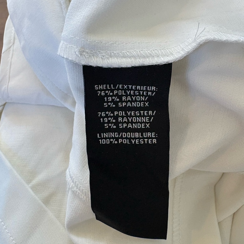 Bagatelle Women's White Lightweight Biker Jacket - Picture 8 of 8